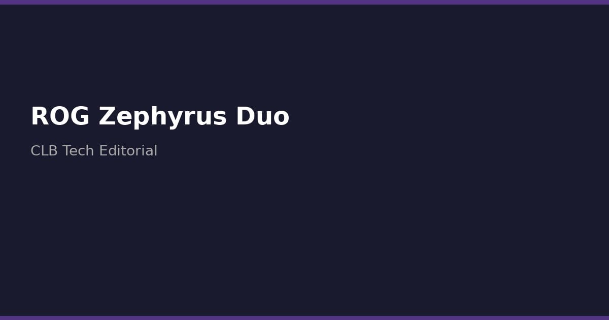 Review ASUS ROG Zephyrus Duo 2026: Laptop Gaming Dua Layar OLED yang Gila tapi Memukau
