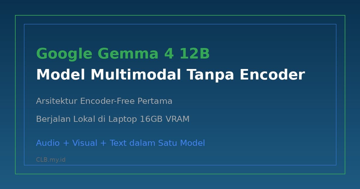 Google Gemma 4 12B: Model AI Multimodal yang Bisa Jalan di Laptop Biasa
