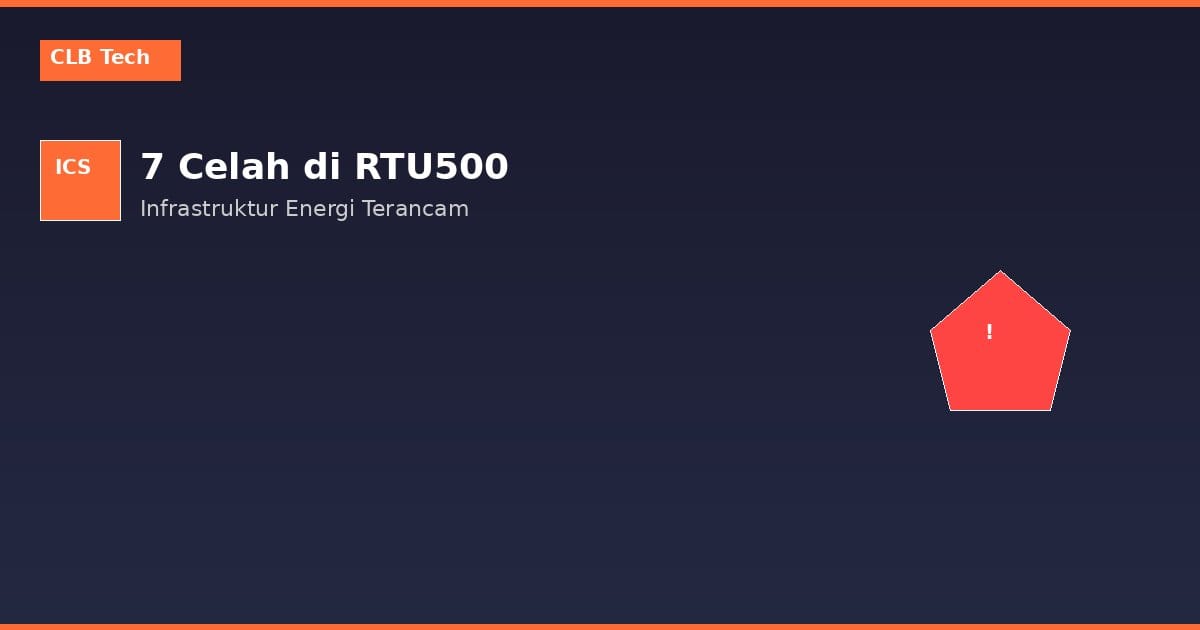7 Celah Ditemukan di RTU500 Hitachi Energy, Perangkat Pengendali Bendungan dan PLTU Terancam Lumpuh