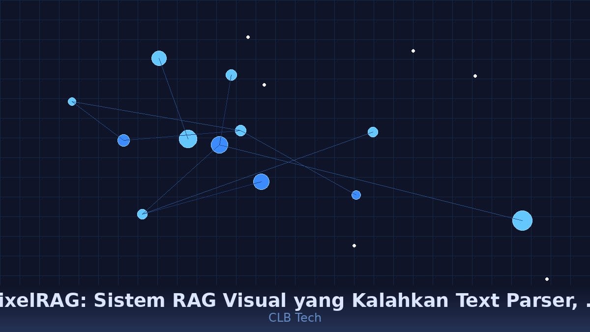PixelRAG: Sistem RAG Visual yang Kalahkan Text Parser, Hemat Token AI hingga 10 Kali Lipat