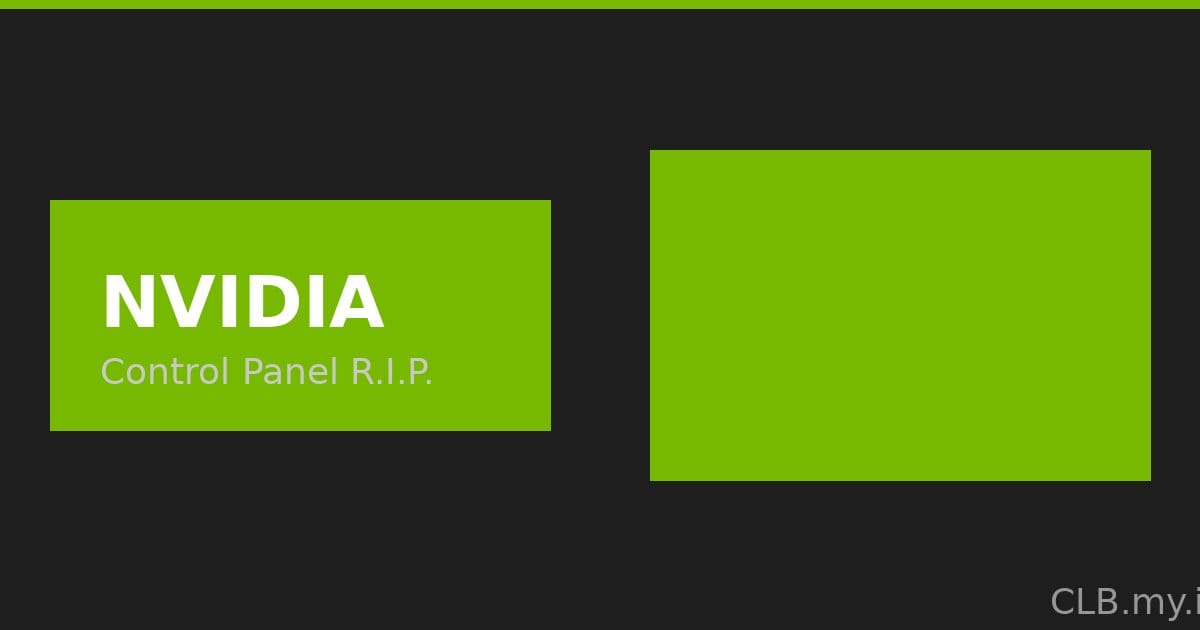 Nvidia Resmi Pensiunkan Control Panel Setelah 20 Tahun, Semua Pengaturan Pindah ke Nvidia App
