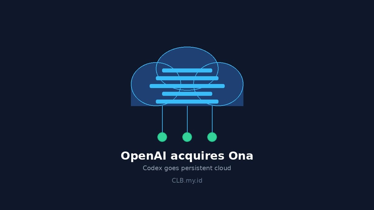 OpenAI Akuisisi Ona untuk Perluas Codex, Agen AI Bisa Kerja Terus-Menerus di Cloud