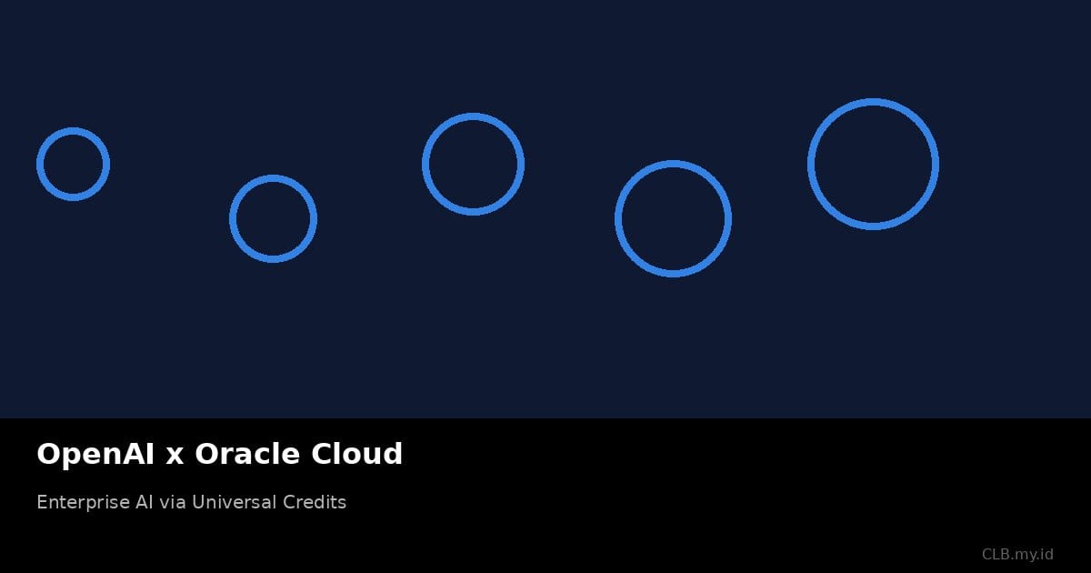 OpenAI Hadir di Oracle Cloud, Perusahaan Bisa Pakai Kredit yang Sudah Ada untuk Akses Model AI