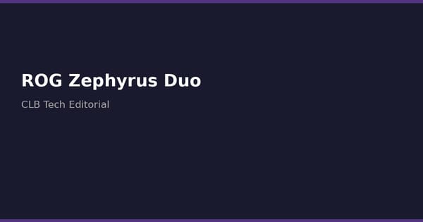 Review ASUS ROG Zephyrus Duo 2026: Laptop Gaming Dua Layar OLED yang Gila tapi Memukau
