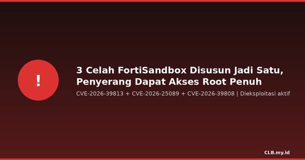Tiga Celah FortiSandbox Disusun Jadi Satu, Penyerang Bisa Kuasai Sistem Keamanan dari Dalam