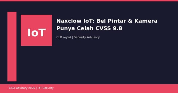Bel Pintar dan Kamera Naxclow Punya Celah Kritis CVSS 9.8, Peretas Bisa Kendalikan dari Jauh