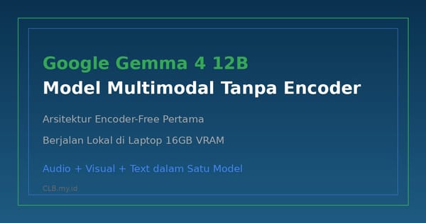 Google Gemma 4 12B: Model AI Multimodal yang Bisa Jalan di Laptop Biasa