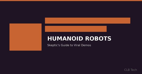 Jangan Langsung Kagum, Ini Panduan Skeptis Menilai Video Robot Humanoid yang Viral