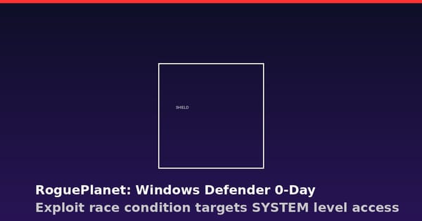 Eksploit RoguePlanet Bisa Ambil Alih Windows Defender, Pengguna Windows 10 dan 11 Waspada