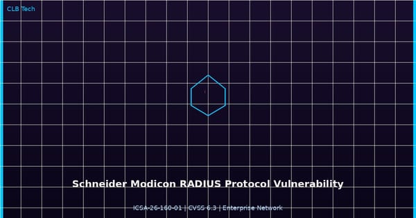 Schneider Electric Modicon Terdampak Celah Protokol RADIUS, Saklar Jaringan Enterprise Rentan Dipalsukan